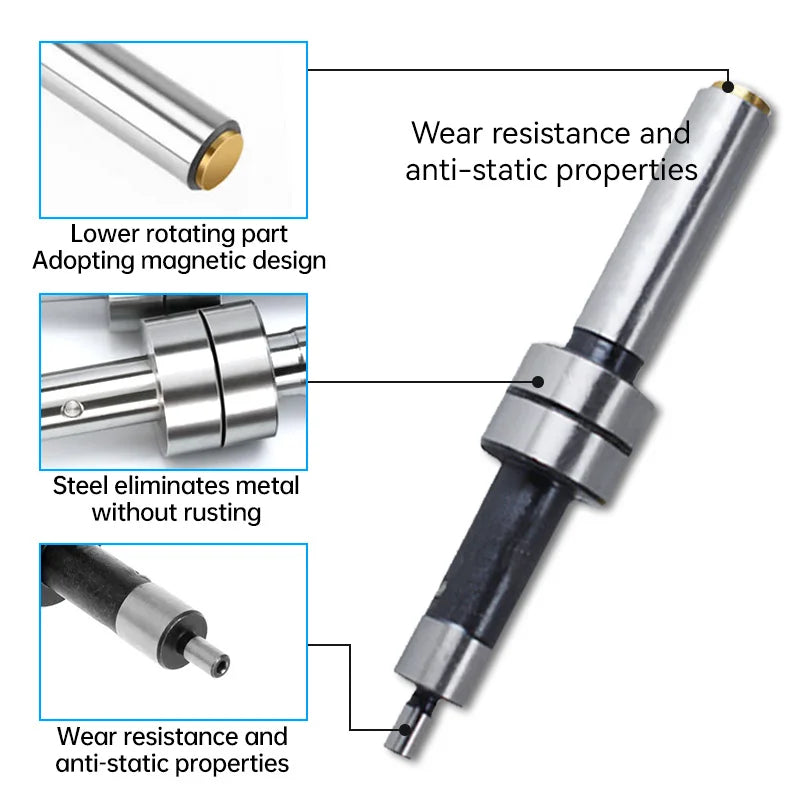 CE-420 Mechanical HSS Edges Finder 10MM Handle With Spring Finder Milling Lathe Machine Point Sensor Milling Measurement Tool