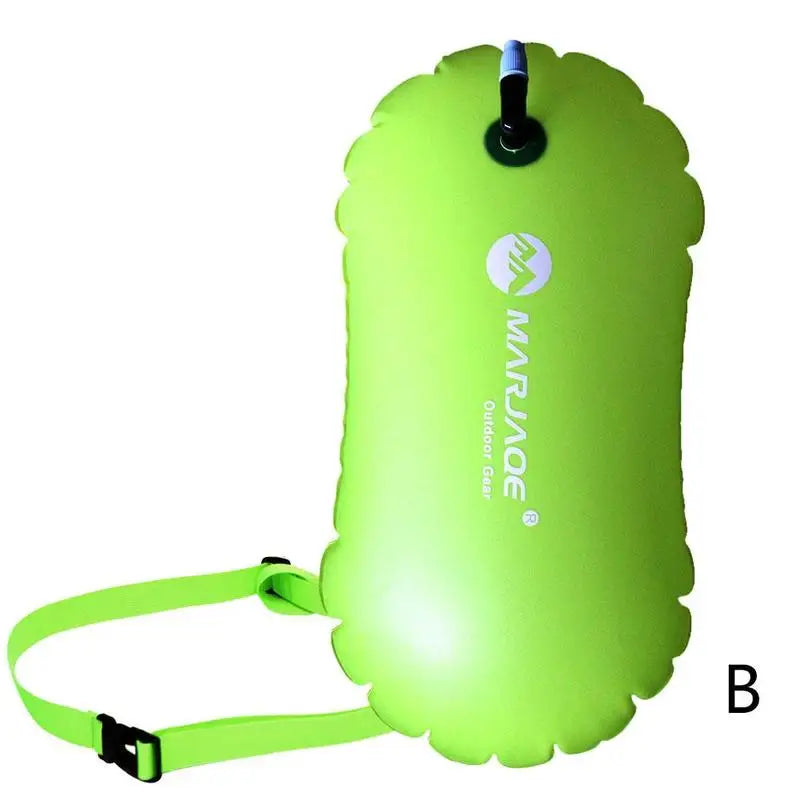PVC pool Buoy Safety Buoy Tow Float Waterproof Air Bag With Waist Belt For rafting outdoor pool Swimming pool Safety Suppli
