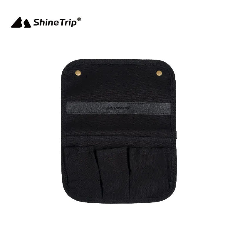 ShineTrip Outdoor Camping Chair Armrest Storage Bag Fishing Chair Side Hanging Bag Portable Multi Functional Tool Storage Bag
