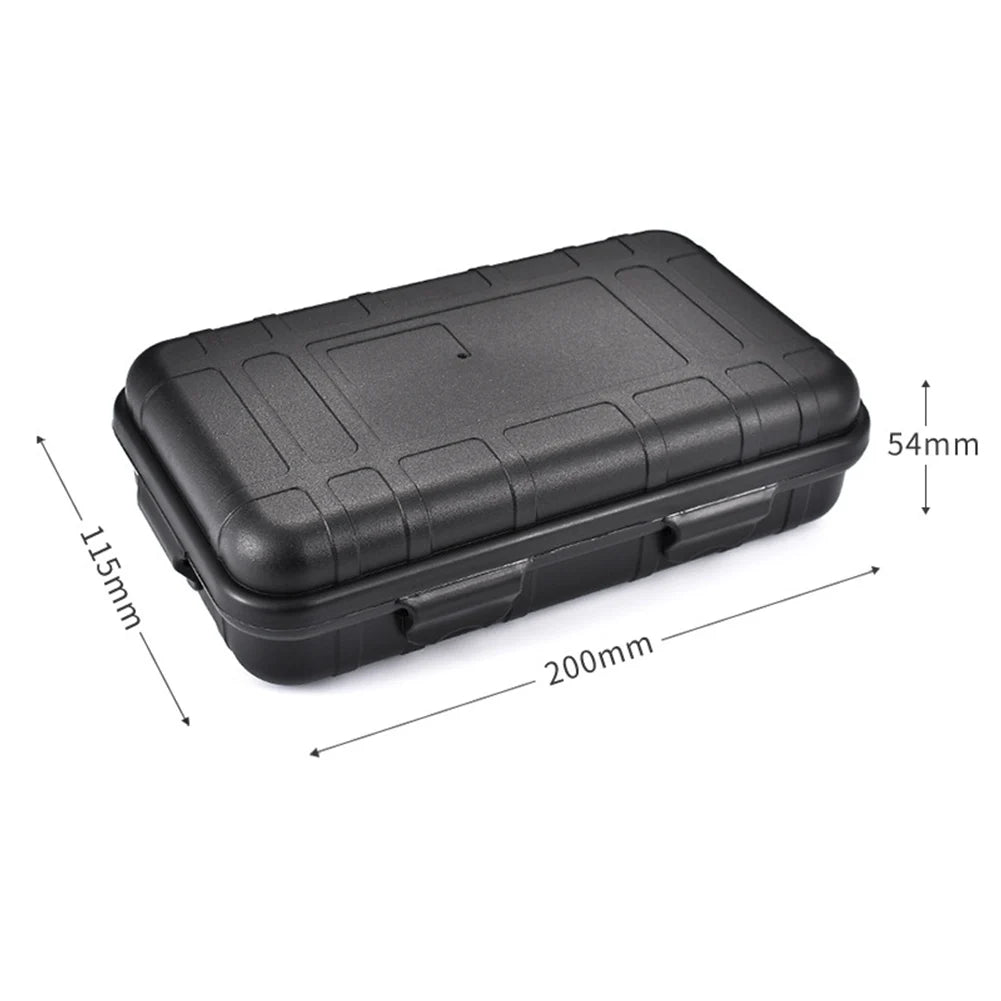 Plastic Outdoor Camping Survival Container Storage Case Box Bag Shockproof Waterproof Case Sealed Box Wild Survival Storage Box