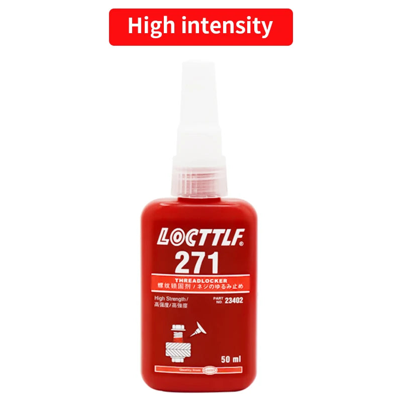 243 Blue Anaerobic Adhesive Medium Strength Threadlockers For All Metal Threaded Components Removable Waterproof 50ML