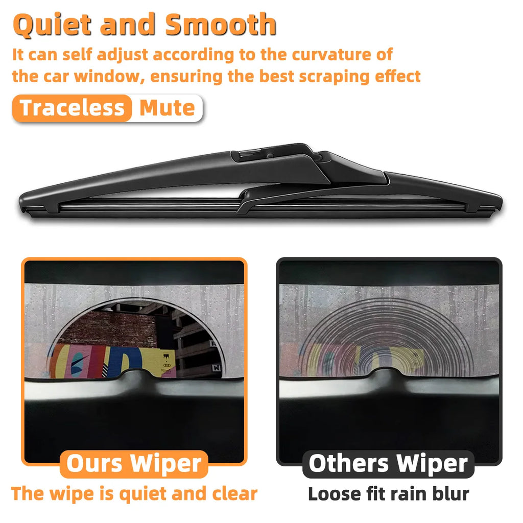 Yitong Suitable Fit Renault Koleos MK2 2016-2023 Rear Windshield Wiper Blade Weather Resistant Rubber Auto Cleaning Accessories