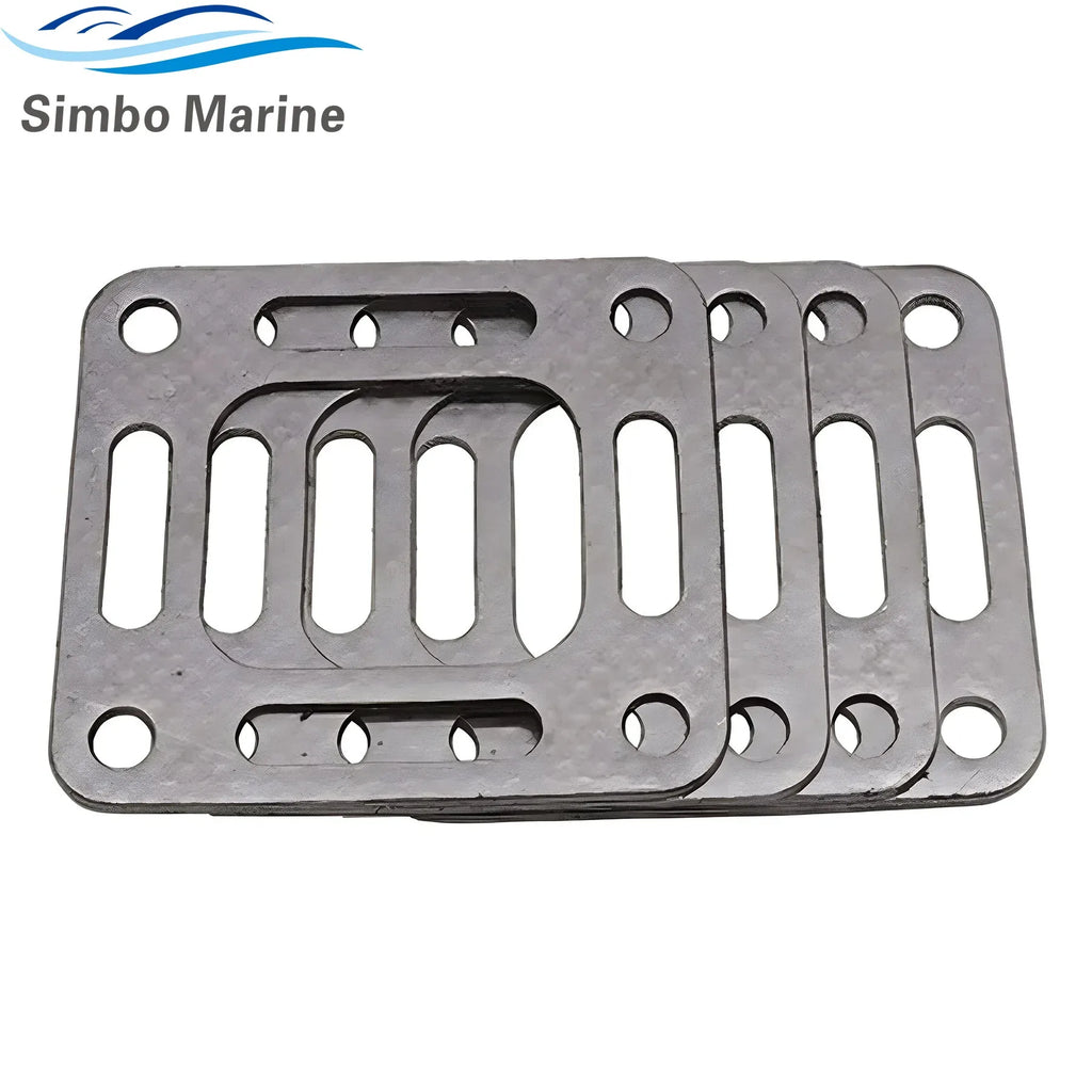 4 Pcs Exhaust Elbow Gasket 27-87105 Fits for Mercruiser V6 V8 4.3 5.0 5.7 6.2 7.4 8.2 L Sterndrive 27-863726 27-860232 27-818832