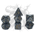 7Pcs/Set Dinosaur Dice Clear Engraved Digits Dice For Prehistoric Dinosaur For Tabletop Board Game Nights