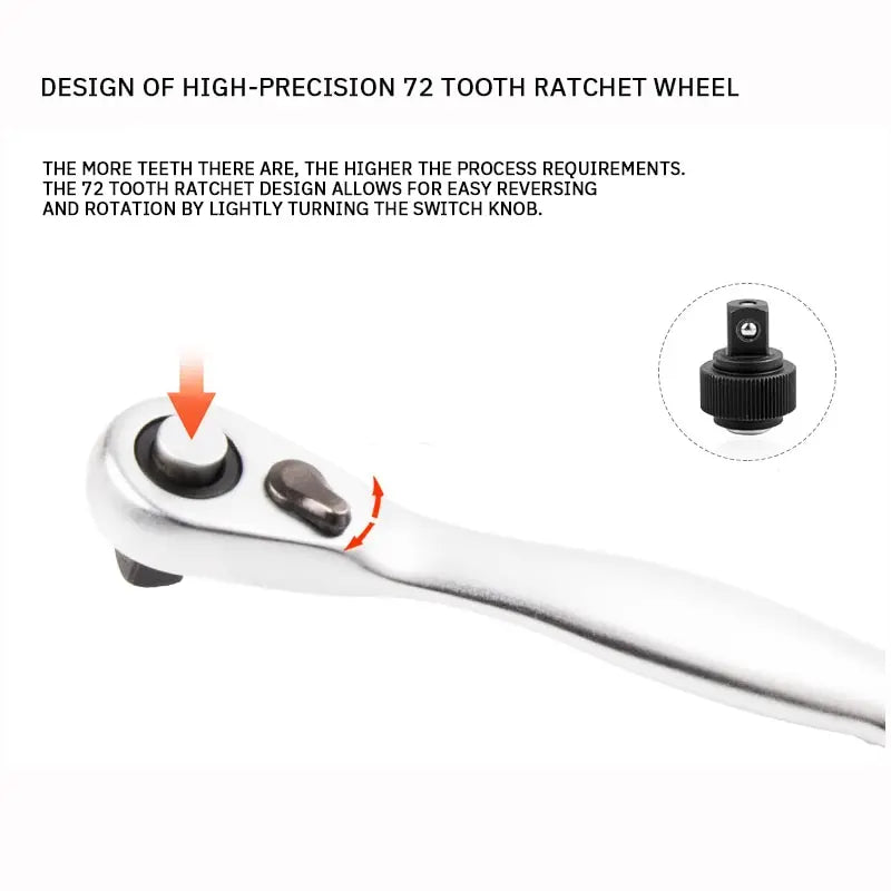 Mini Ratchet Wrench 72 Teeth Mini Spanner Quick Socket Screwdriver Hex Torque Wrenches Bicycle Bike Hand Repair Tools