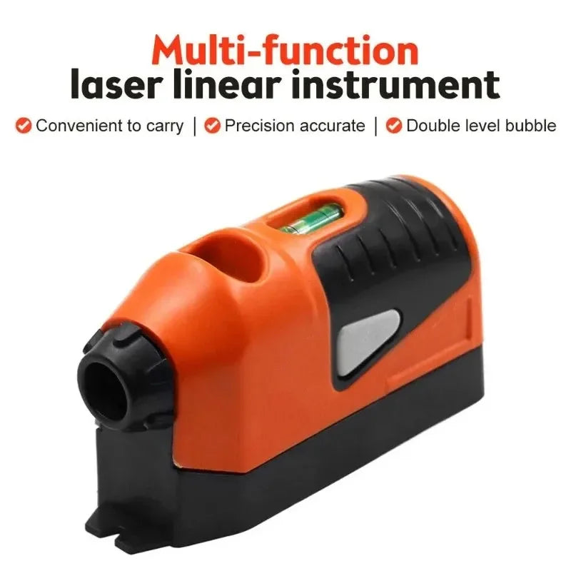 1PCS Mini Portable Laser Level Vertical Horizontal Laser Line Projection Measuring Tools Vertical Spirit Level Tool Laser Level