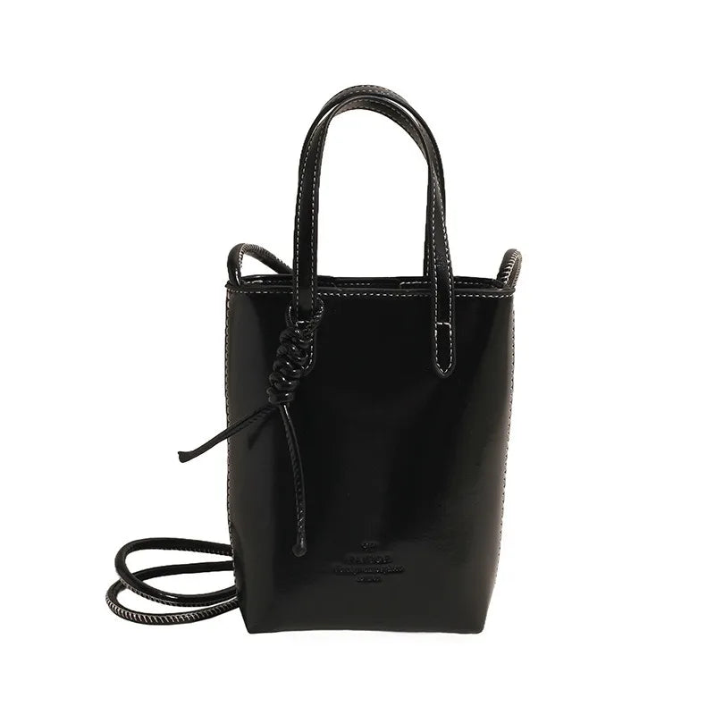 Korean version of niche fashion mobile phone bag women's  spring and summer new simple and versatile small square bag foreign st