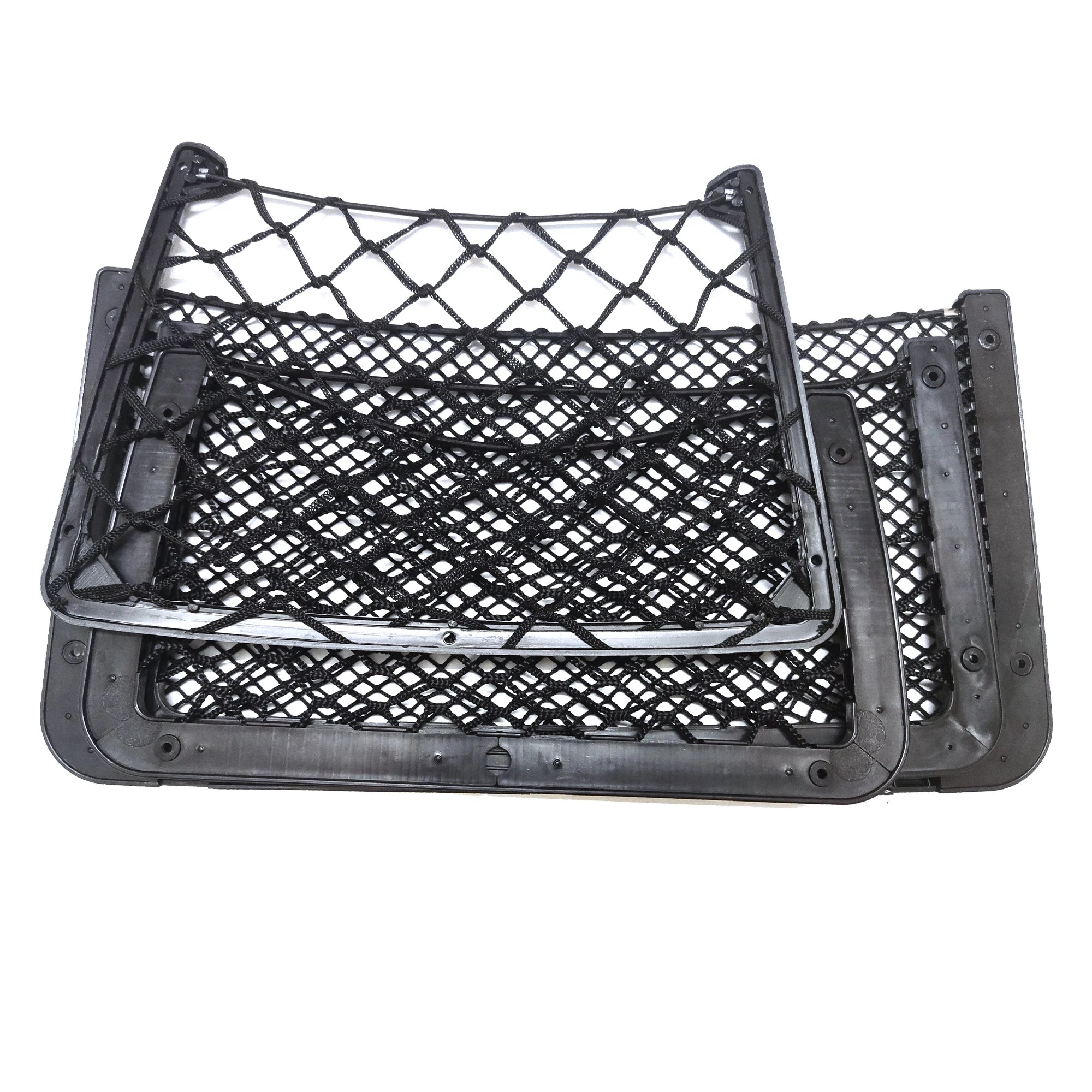 Black Multi Size Car Organizer Net Pocket Car Net Bag Phone Holder Rack Storage Mesh For Car Caravan Motorhome 42x21cm 36x18cm