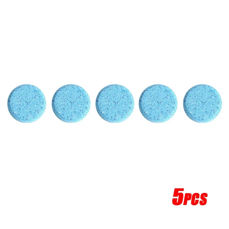 60-1pcs Car Effervescent Tablets Windshield Cleaner Windscreen Wiper Washing Home Toilet Window Cleaning Tabet Solid Washer