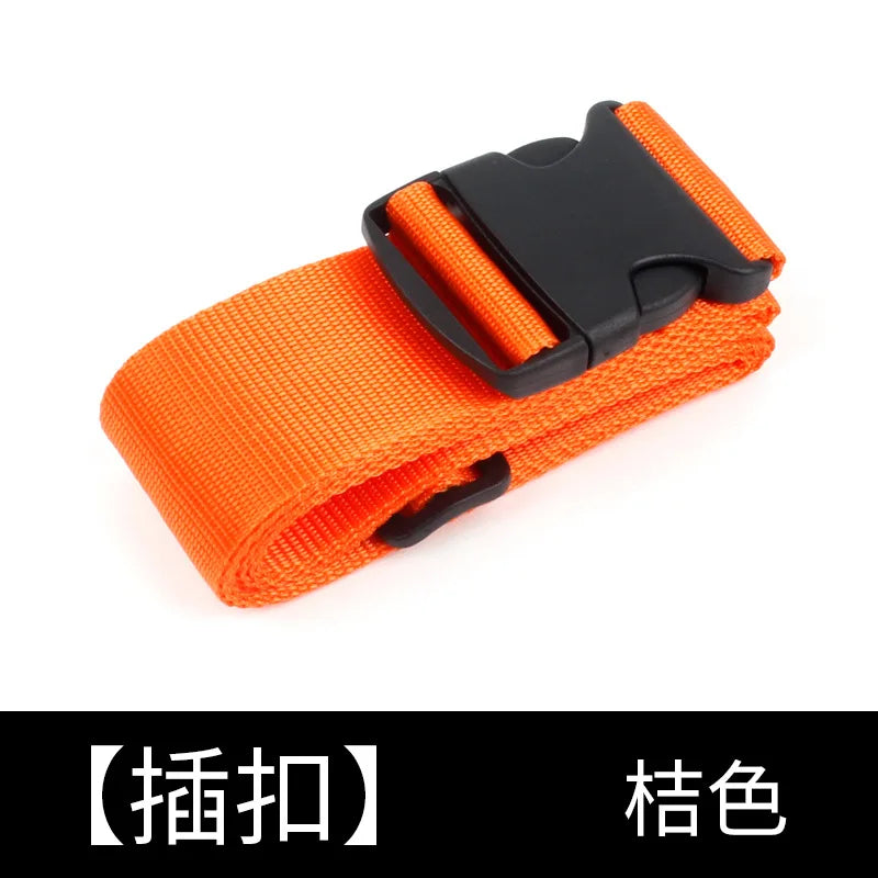 Straight Shaped Luggage Straps for Suitcase, Polyester Luggage Belt with Adjustable Release Buckle Travel Accessory ﻿