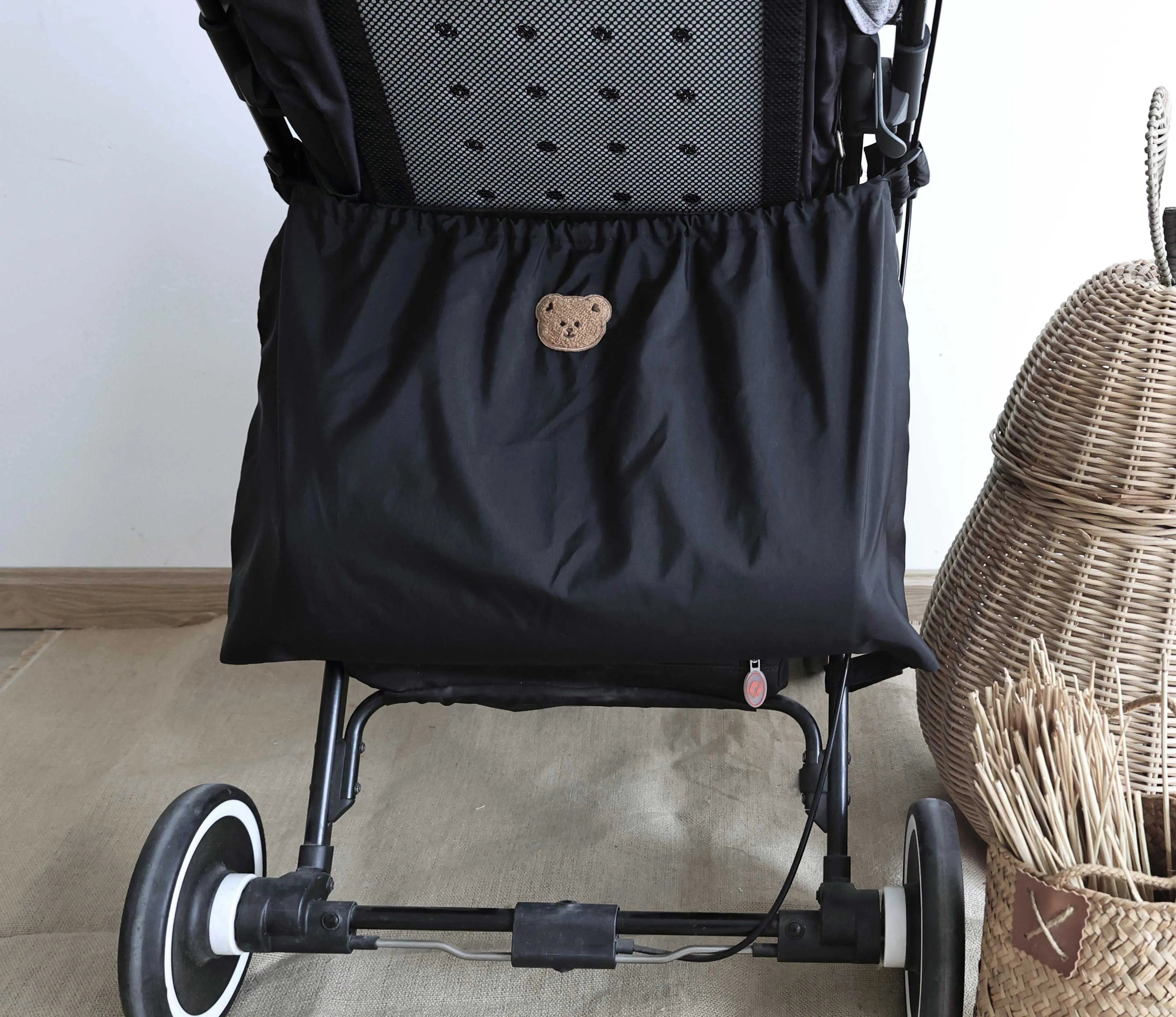 Baby Stroller Storage Hanging Bag, Stroller Storage Bag, Portable Mommy Bag, Outing Bottle Storage