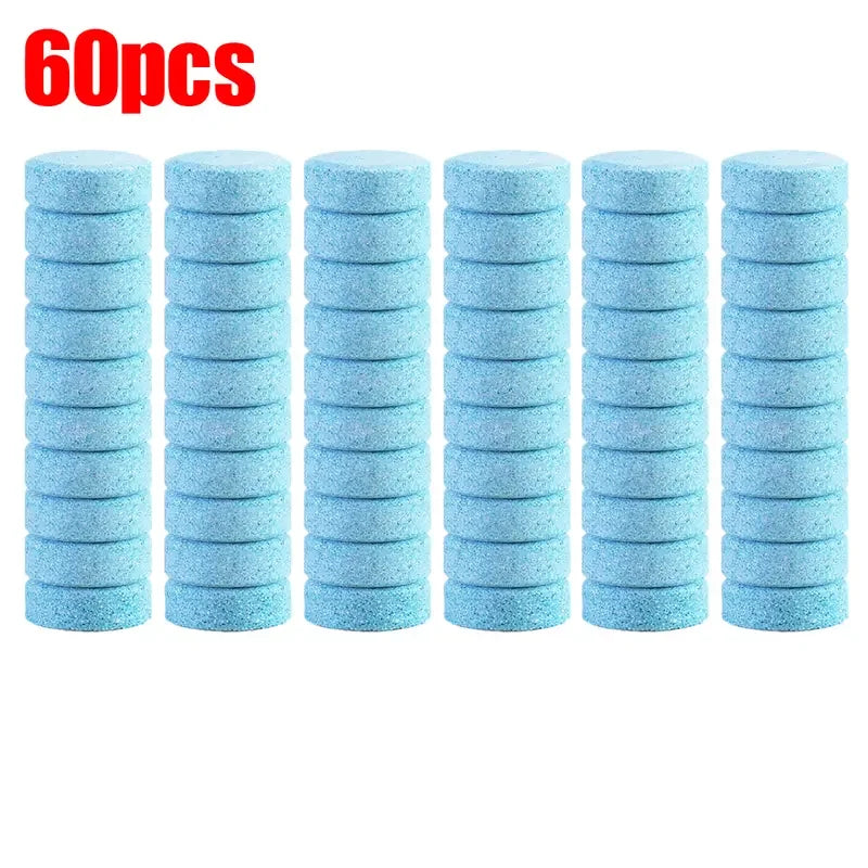 20/40/60PCS Car Glass Water Effervescent Tablets Universal Automobile Clean Accessories Glass Water Solid Effervescent Tablets