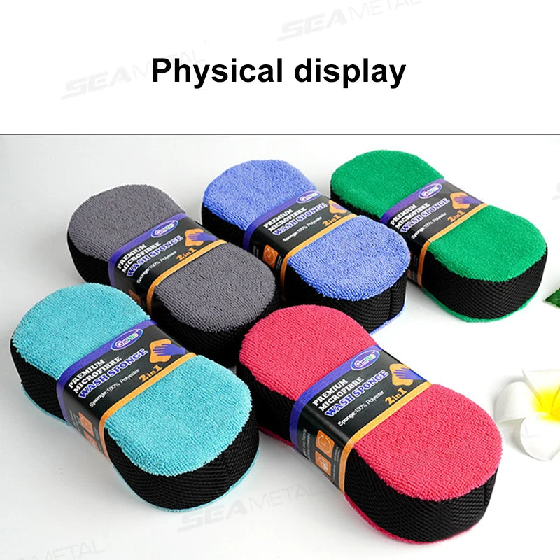 SEAMETAL High-Density Car Washing Sponge Large High Water Absorption Cleaning Sponge Car Detailing Polishing Care Washing Sponge