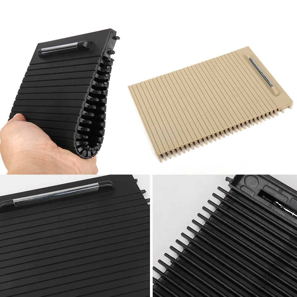 Car Center Console Drink Water Cup Holder Roller Shutter Panel Dust Cover For Honda RE1 RE2 RE4 CRV 83412-SWJ01