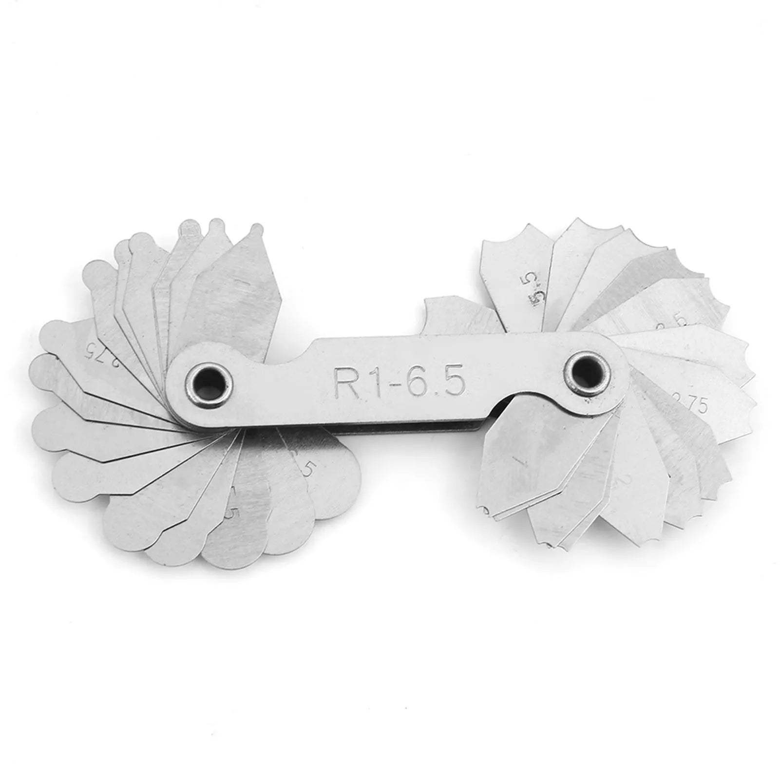 Stainless Steel Radius Fillet Gauge Measuring Tool R0.3-1.5/ R1-6.5/ R7-14.5/ R15-25 Convex Gauge Radius Measuring Tool