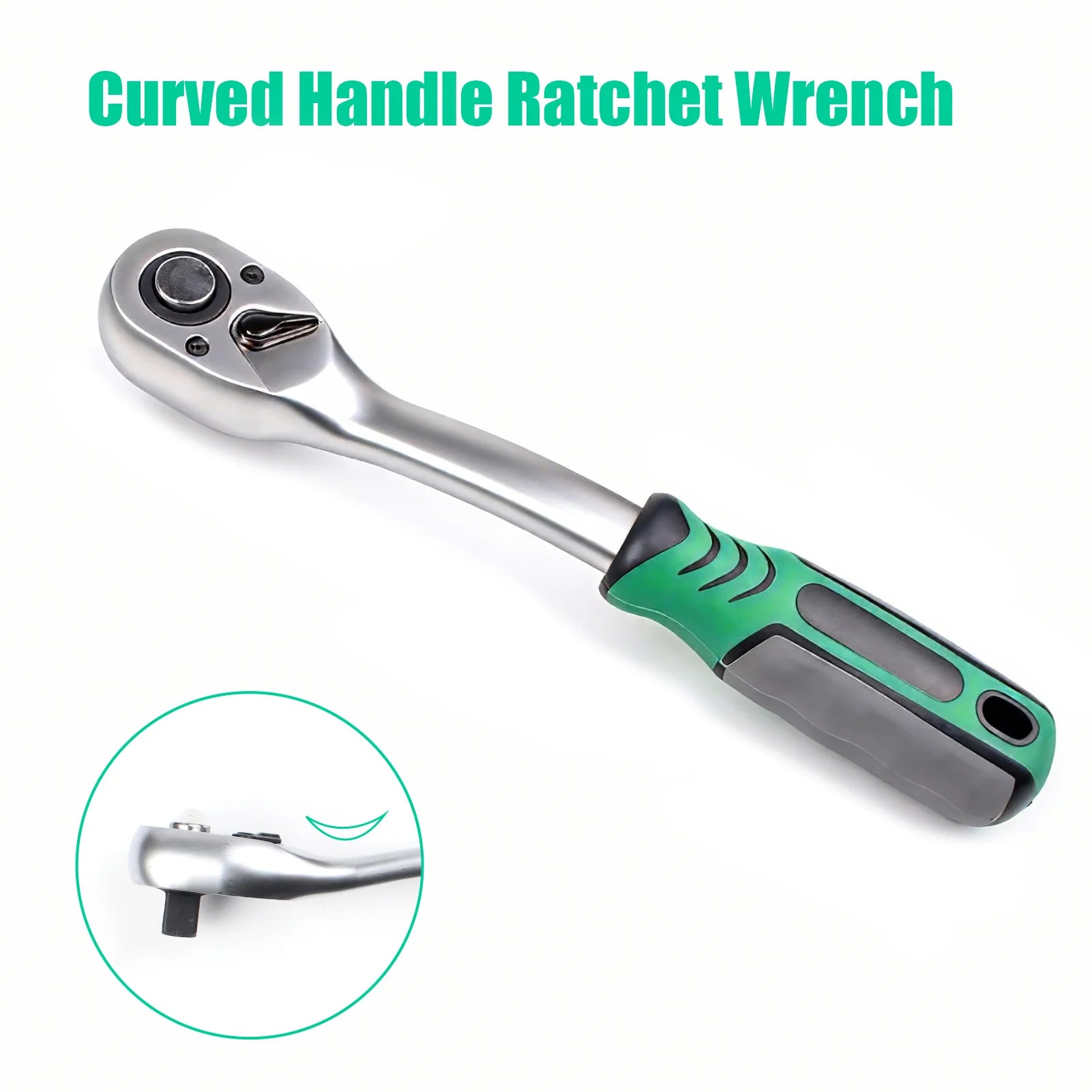 1pc 72 Tooth Quick Ratchet Wrench 1/2 1/4 3/8 3 Size Flying Wrenches Two-way Socket Wrench Repair Tools for for Vehicle Bicycle