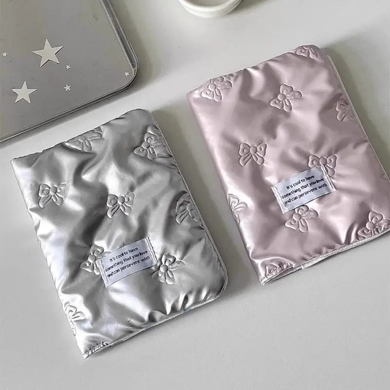 ●Creative Pink Silver Passport Cover PU Multi-function Certificates Passport Bag Bowknot Anti Theft Card Holder