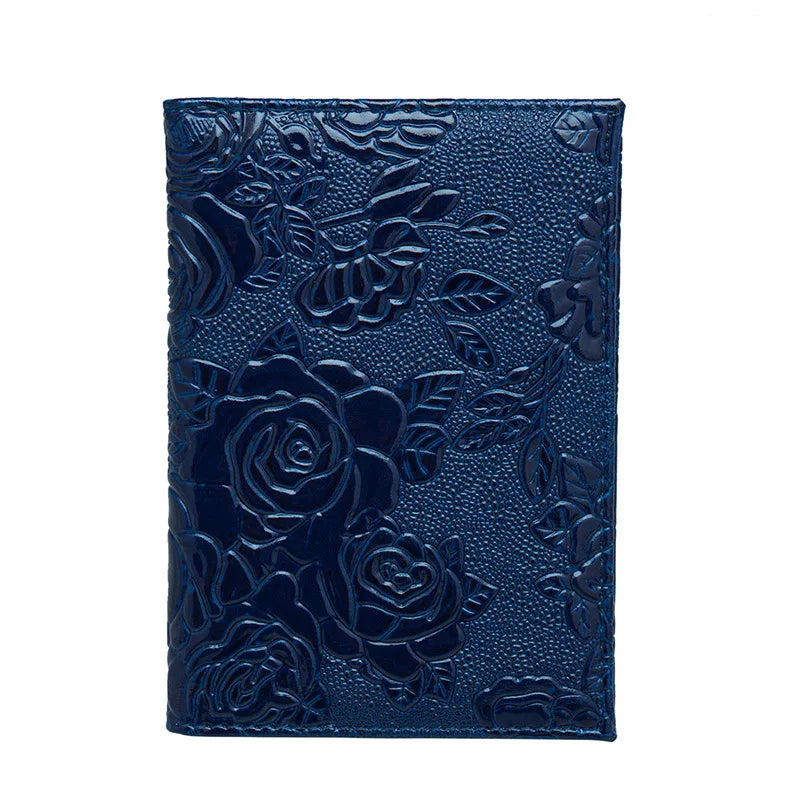 Fashion Flowers Passport Cover Women Travel Wallet Case for Passports Cute Passport Proctector Ladies Gift