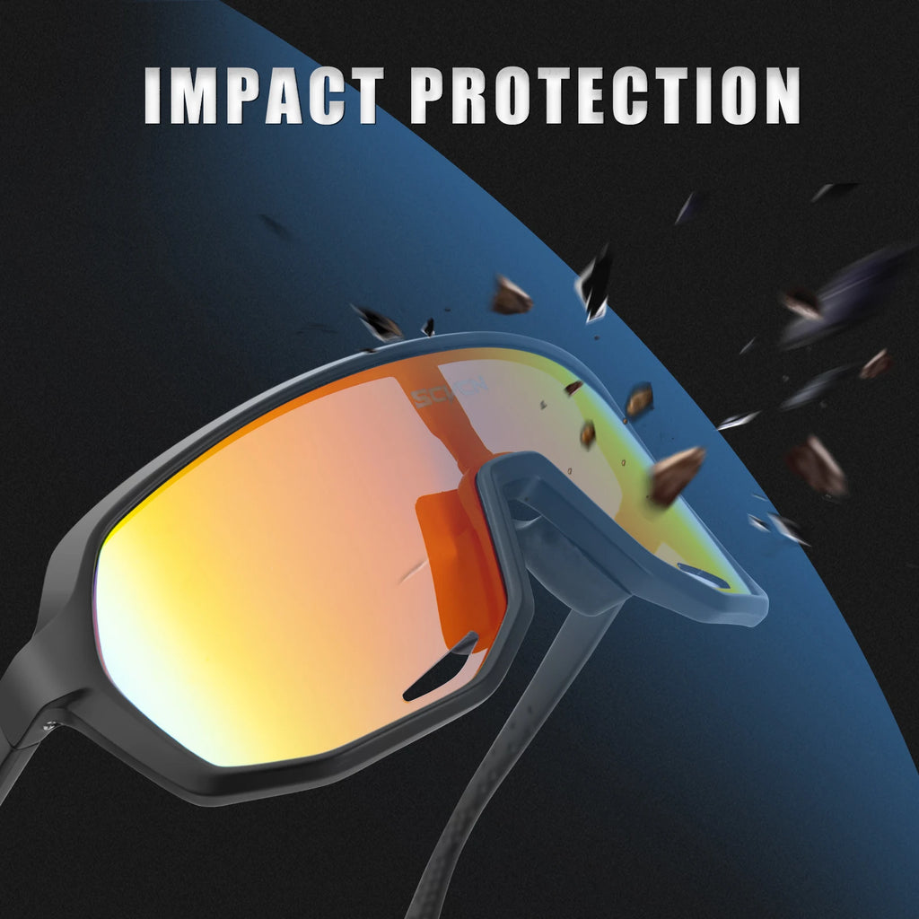 SCVCN HD Hiking Sunglasses Stylish Outdoor Sports Glasses for Cycling Running and Rock Climbing UV-Protective Driving Sunglasses