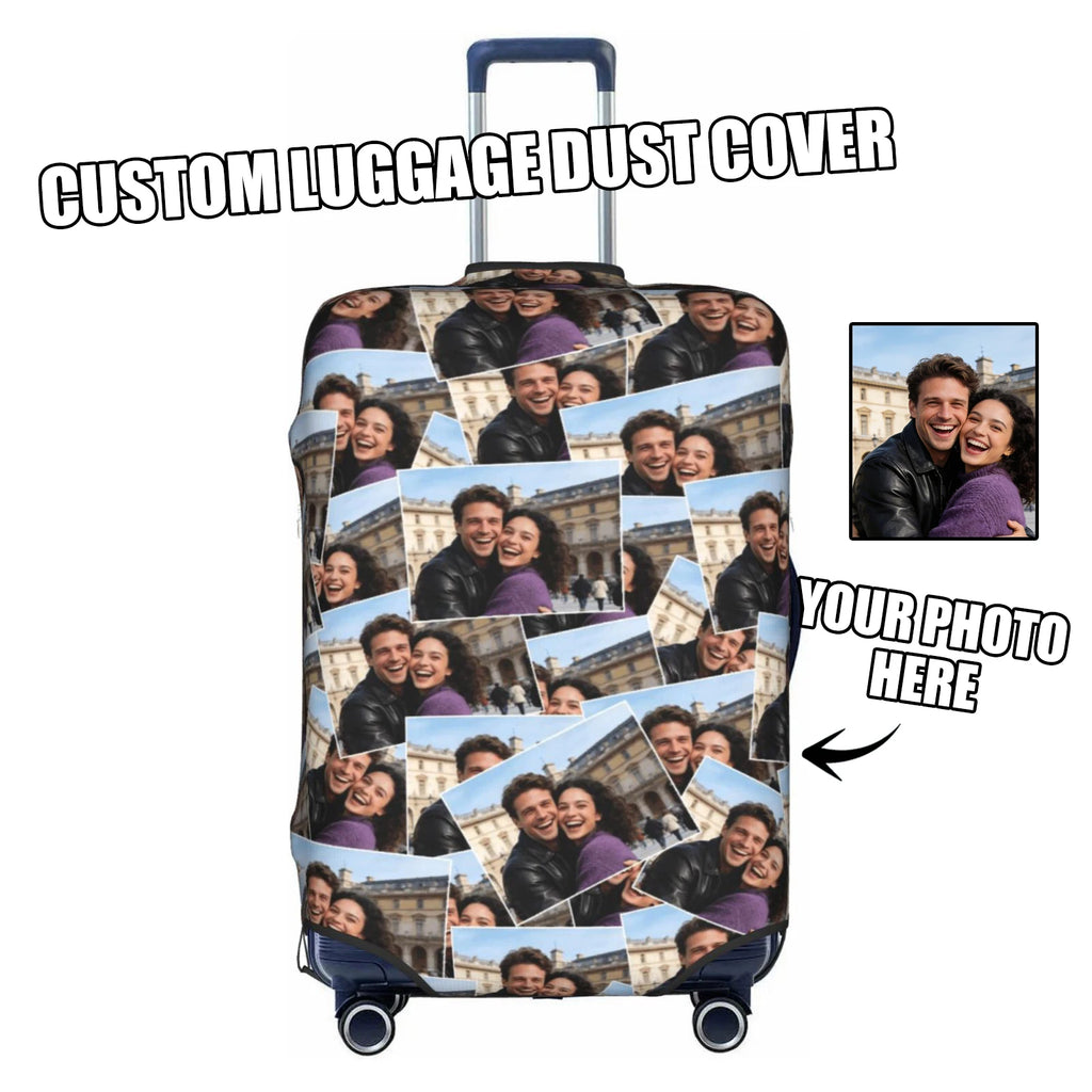Custom Customize Logo Luggage Cover Elastic Your Design Here Travel Suitcase Protective Covers Suit For 18-32 inch