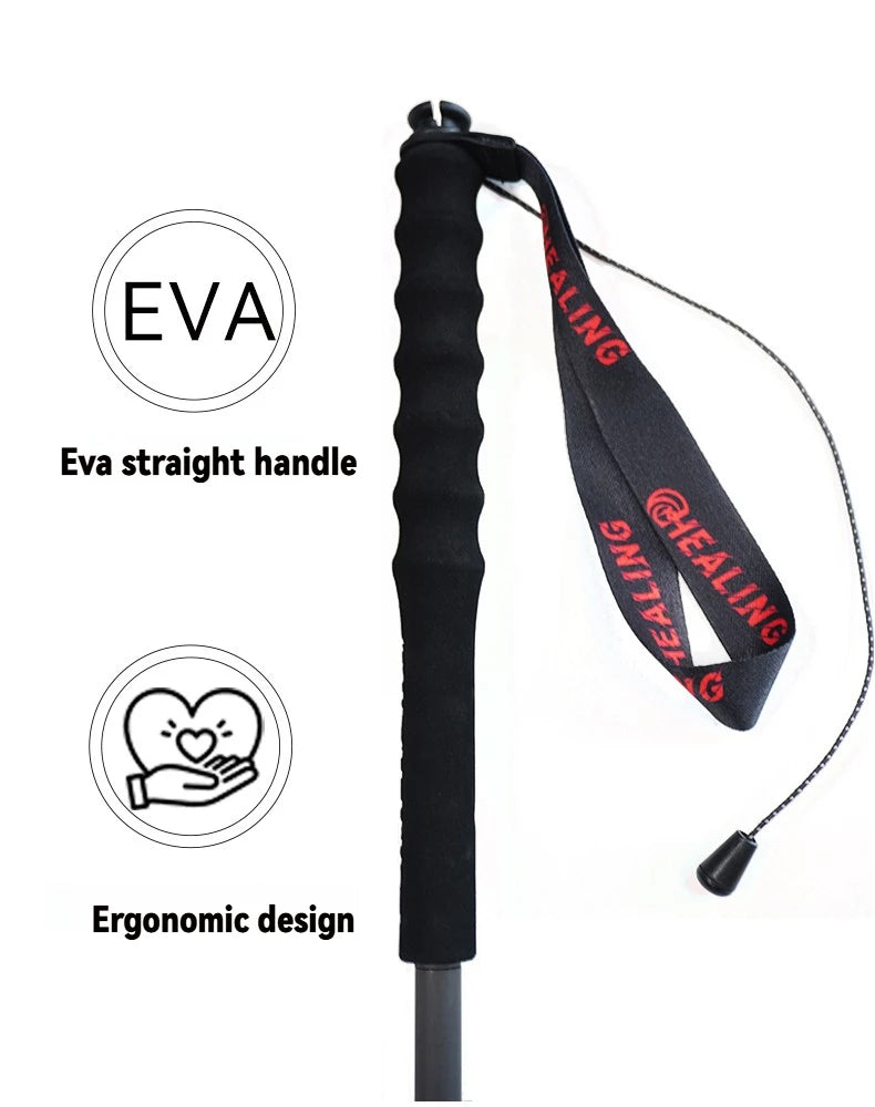 Carbon Fiber Trekking Pole High-Quality 5-Section Folding Walking Stick With EVA Handle, Factory Sale for Outdoor Travel