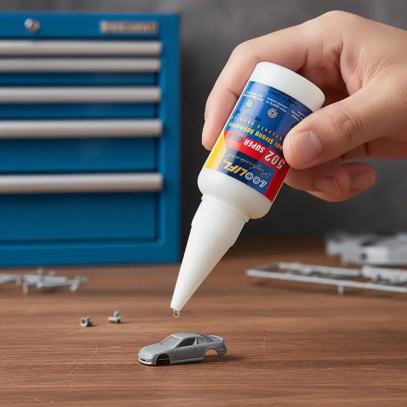 1/3/5pcs Glue 502 High Strength Quick-drying Cyanoacrylate Adhesive High Strength Liquid Glue Tool With Precision Distributor
