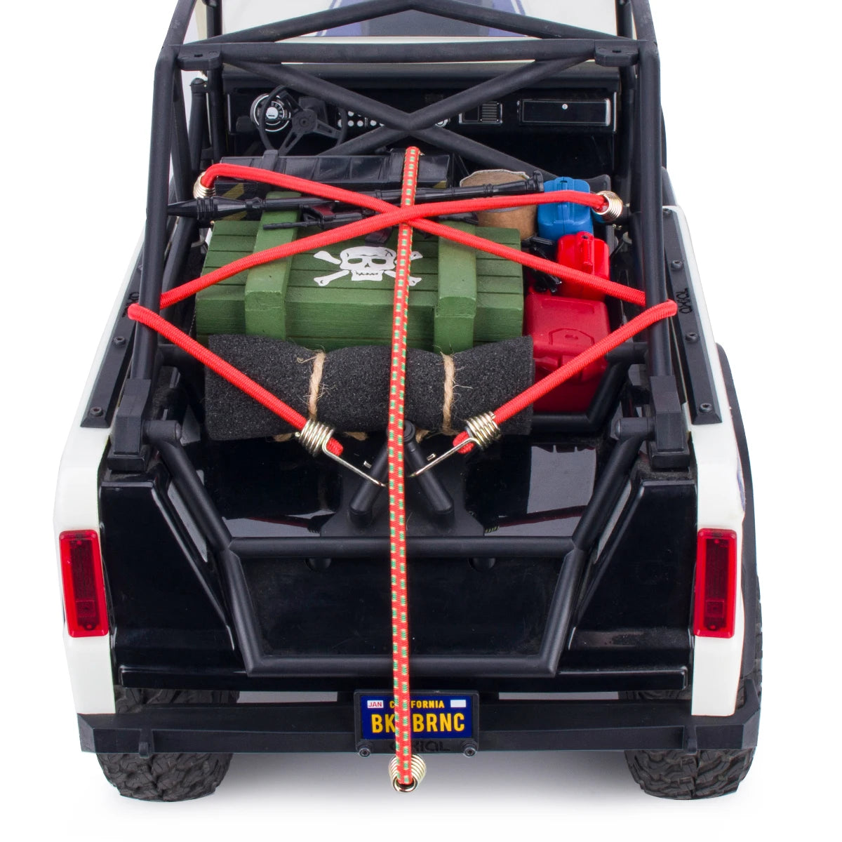5/10pcs Elastic Bungee Cord Roof Rack Rope Luggage Straps with Hook for 1/10 RC Crawler Car Axial SCX10 TRX4 TRX6 Decorate