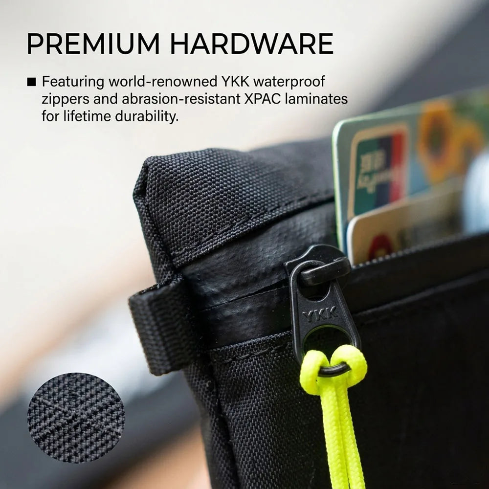 Mini Wallet XPAC Ultralight – Waterproof EDC Pouch Card Case Travel Organizer / Mini portefeuille XPAC ultra-léger – Pochette imperméable EDC organisateur voyage