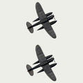 2PCS 1/700 Scale Seaplane Reconnaissance Aircraft Model Unpainted Water-Based Plane for Miniature Airport Scene DIY Hobbyist