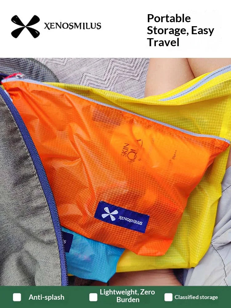 Ultra Light Travel Outdoor Storage Bag, Portable ID Storage Bag, Toileting Card Bag, Sub Packaging Miscellaneous Bag Stuff Sack