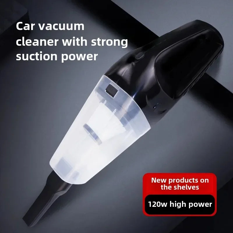 Portable High Power Wet & Dry Vacuum Cleaner Handheld Cleaning Tool for Car Motorcycle Household