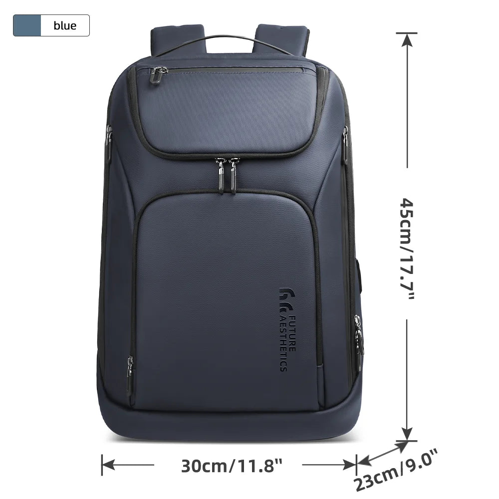 HK Travel Business Backpack for Men Large Capacity 17 Inch Laptop Backpack Multifunctional Anti-Theft Backpack Weekender Daypack