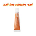 Transparent Heavy-Duty No-Nail Adhesive (with Mounting Pads) – Small Tube Precision Application, High-Strength Metal Bonding, Ba