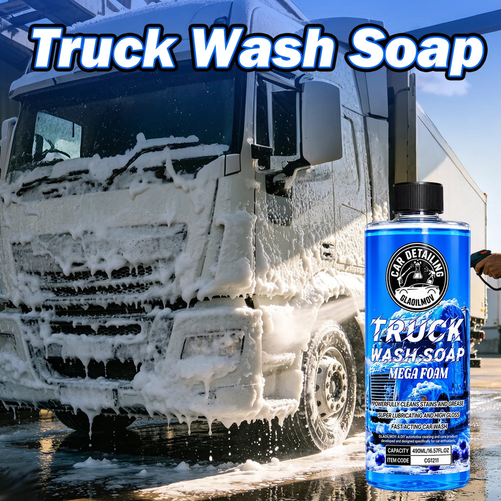 Truck Foam Car Wash Soap Super Concentrate with Hybrid Safely Lifting Dirt, Grime and Residues for an Exceptional Clean