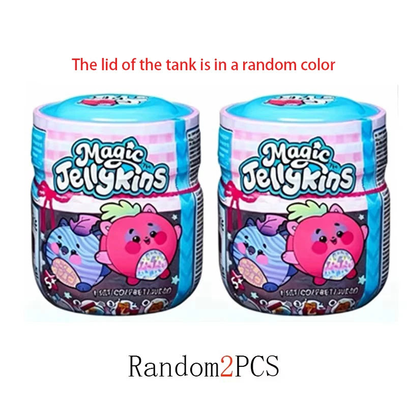HOTMagic jellykins plush. put water in the container, shake and discover your new stuffed animal (spin master )stress relief toy