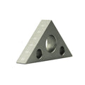 45 Degree Aluminum Alloy Angle Ruler Inch Metric Triangle Ruler Carpenter's Workshop Woodworking Square Multifunction Tool