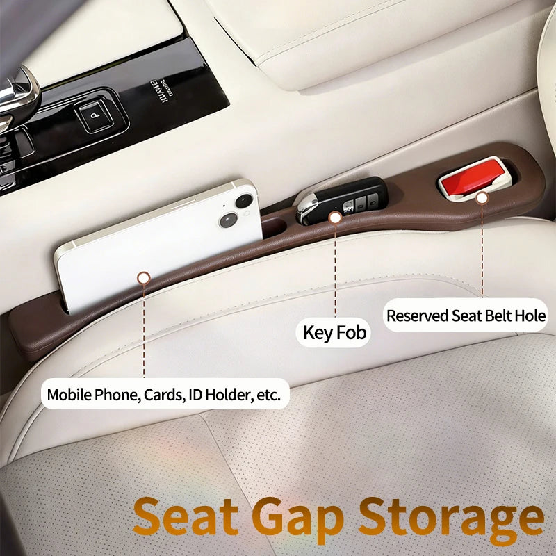 Auto Seat Leak Proof Strip For KGM AUTO Plug-And-Play Car Seat Gap Seal Strip No Leg Space Occupied Expand InteriorSide Storage