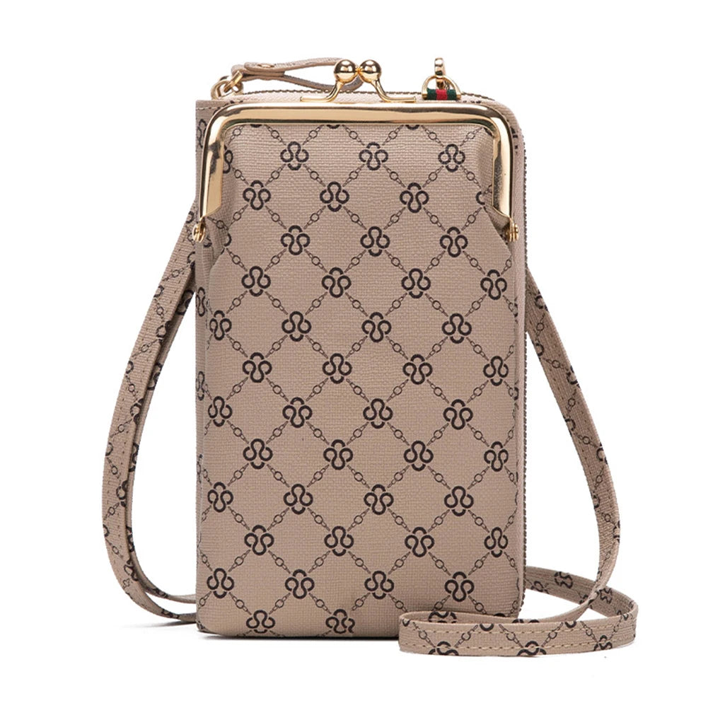 Multifunctional Mini Phone Bag Soft PU Materials Multiple Color To Choose For Daily Traveling