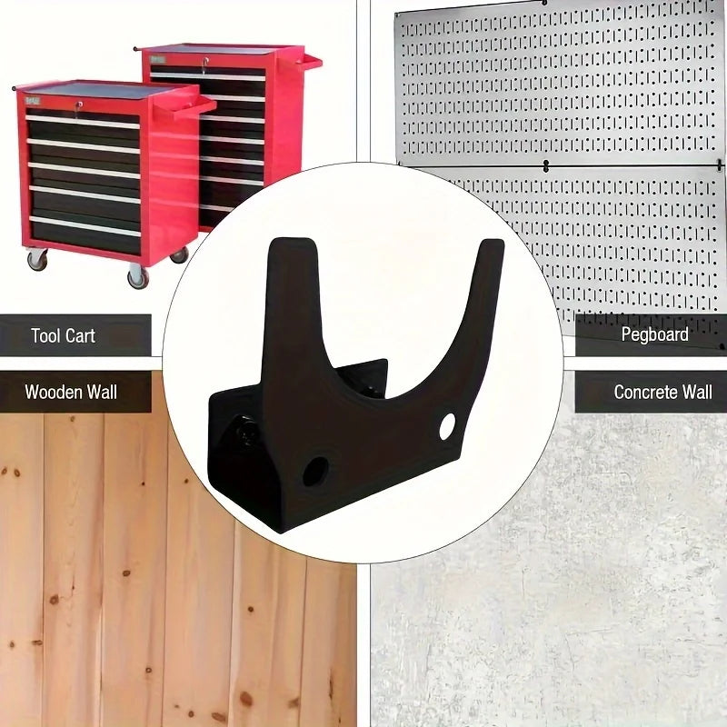 1/2 Pcs Heavy-Duty Wall-Mounted Storage Rack,Suitable for 5 Inch Angle Grinder, Cutter and Polishing Tools -Space-Saving Design