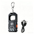 COB Keychain Light LED Flashlight USB-C Rechargeable Mini Handheld Flashlight Work Light with Bottle Opener for Outdoor Camping