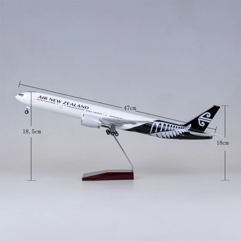 Die-Cast Model B777 Air New Zealand Aircraft Plane 1/157 Scale 47cm Diecast Aviation Toys Airplane Models For Adults