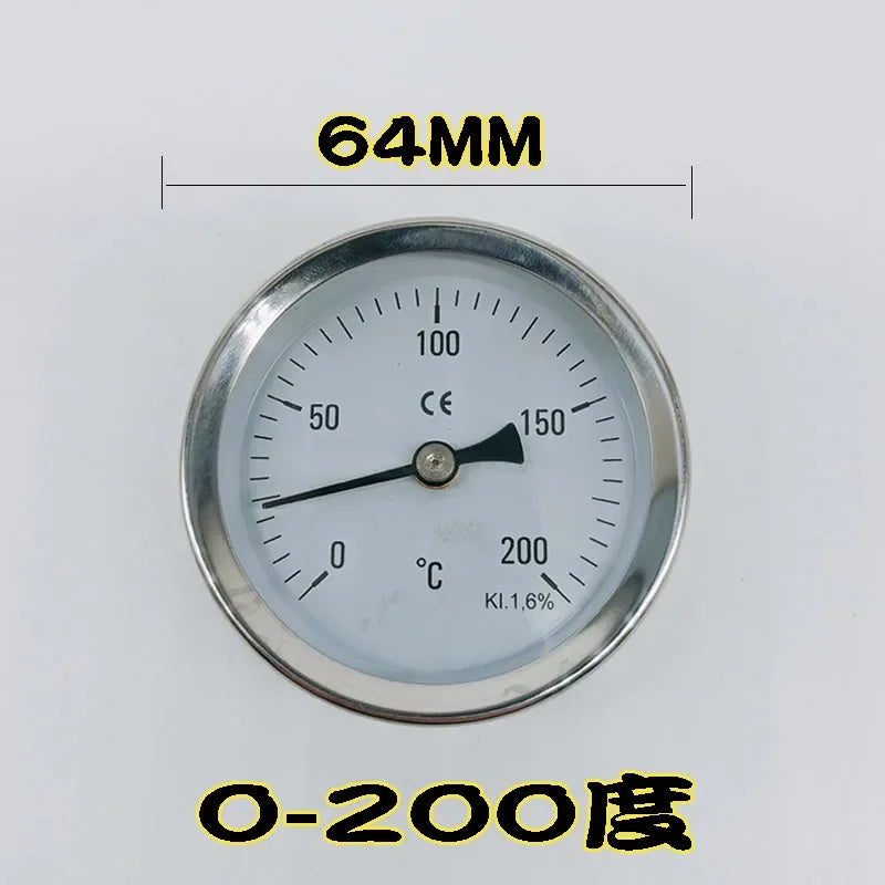 0-100 120 200300 Degrees Mold Surface Magnet Thermometer Mold Temperature Meter Iron Absorption Surface Boiler Thermometer