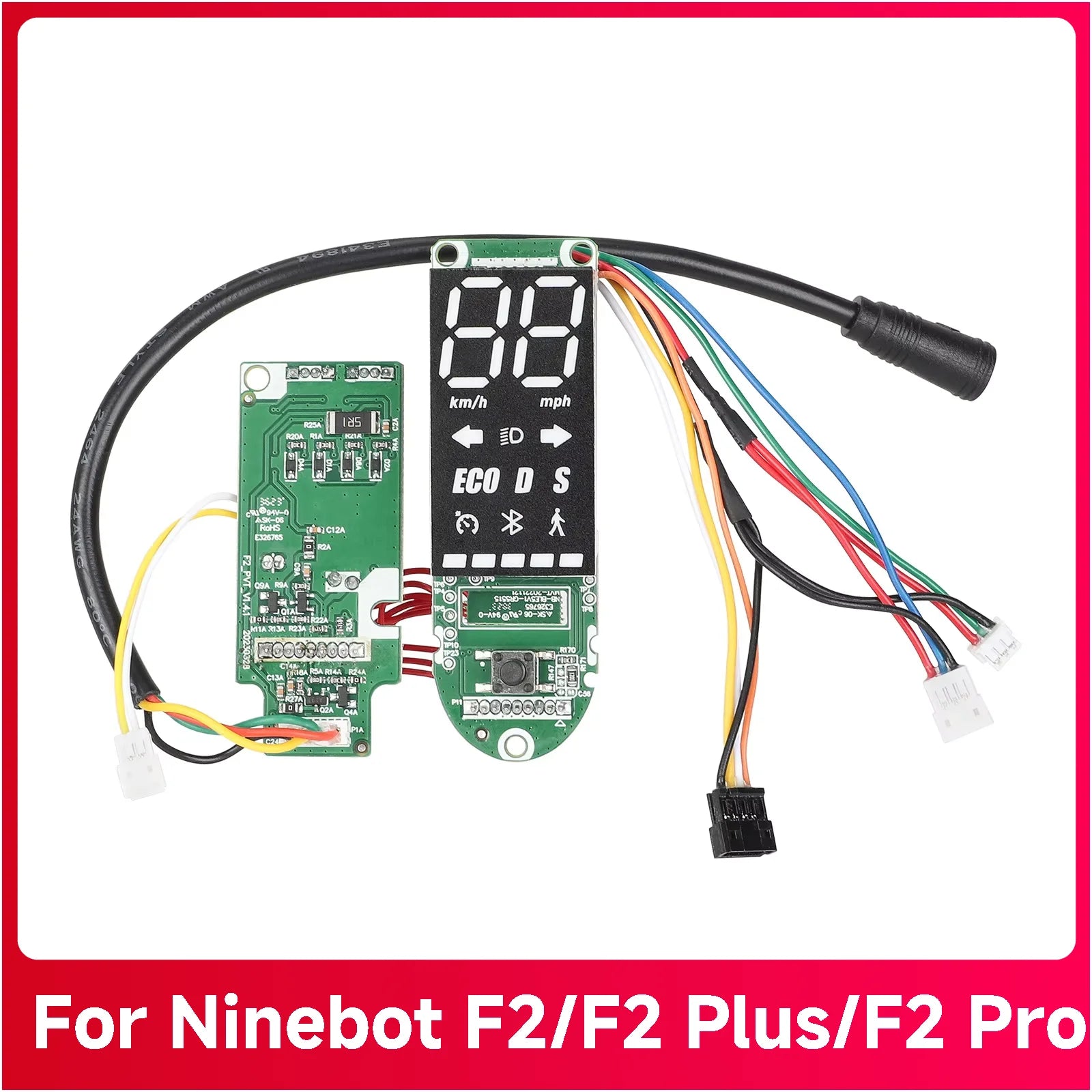 Bluetooth Board Upgrade Circuit Instrument Bluetooth Dashboard For Ninebot F2 F2 Plus F2 Pro Electric Scooter LED Display Parts