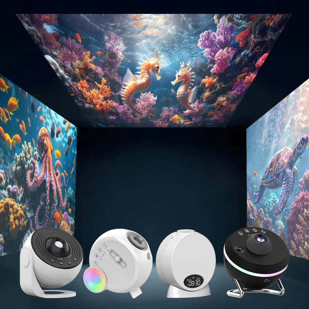 Galaxy Projector Disc Projector Slide 4K Replaceable 6 HD Galaxy Discs Night Light Projector Starry Sky Lamp (Device Not Include