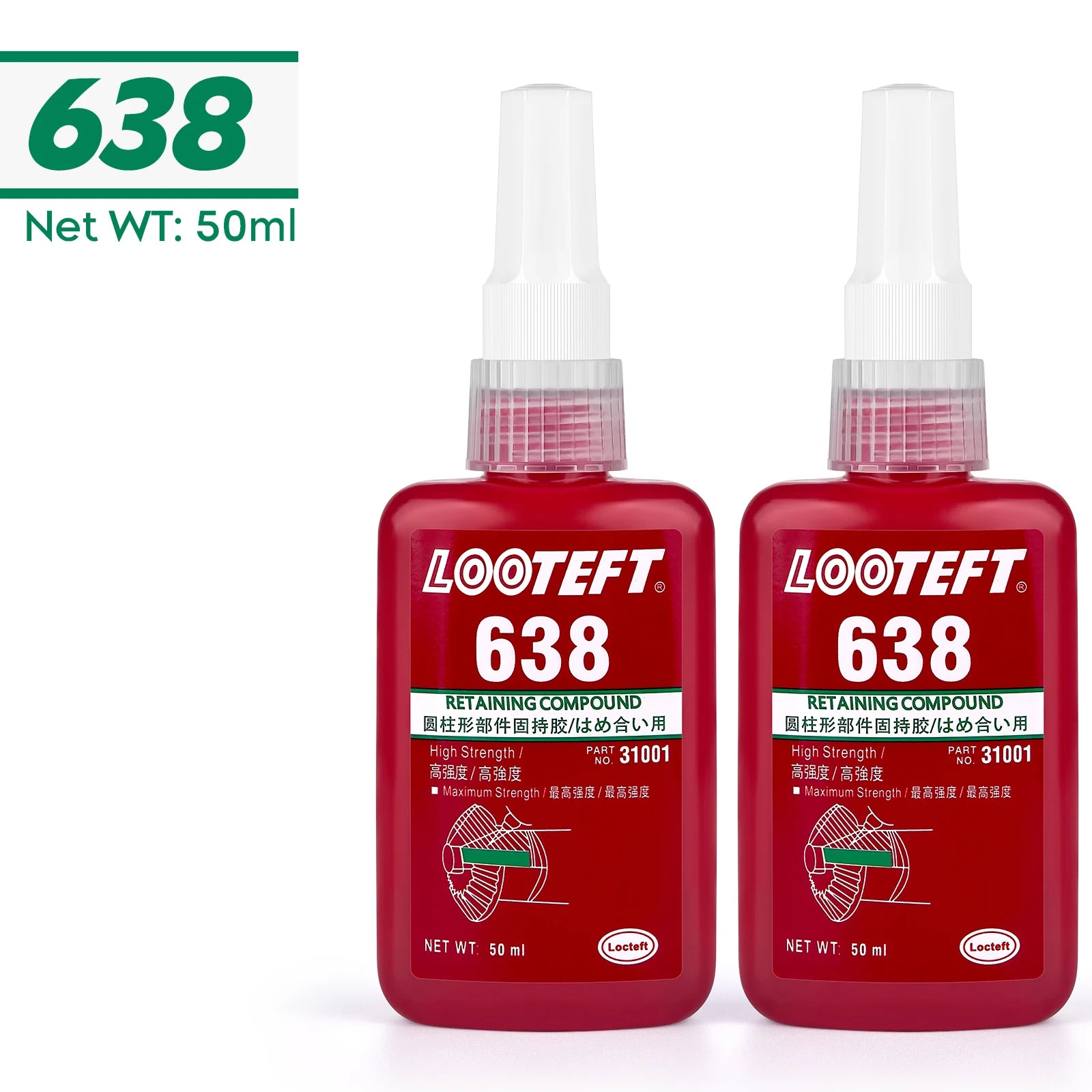 Screw Glue Anti Loosening Fastening Anaerobic Glue Corrosion-Resistant And High-Temperature Resistant Thread Sealing Glue