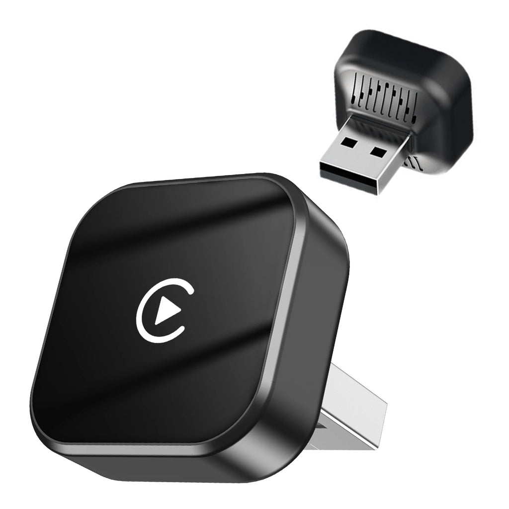 Wireless Carplay Adapter with Ultra-Mini USB Design for Apple CarPlay & Android Auto,Plug and Play, Fast Stable Connection