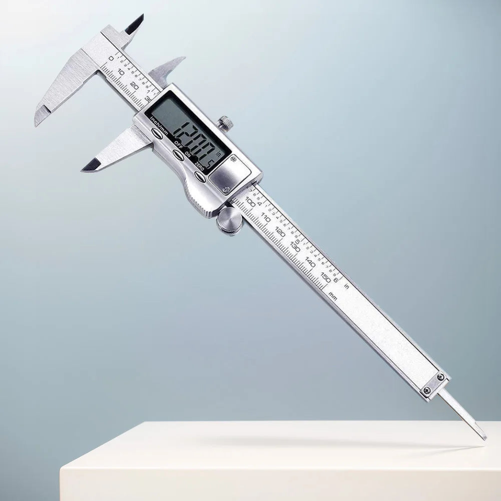 150mm/6Inch Digital Caliper Measuring Tool Digital Micrometer with Large LCD Screen Pachymeter for DIY/Household