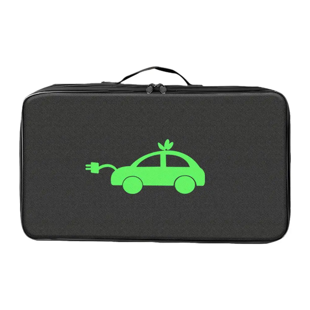 EV Cable Organizer Bag Electric Car Charger Box Charging Organizer Jumper Cable Bag Electric Vehicle Charging Cable Case