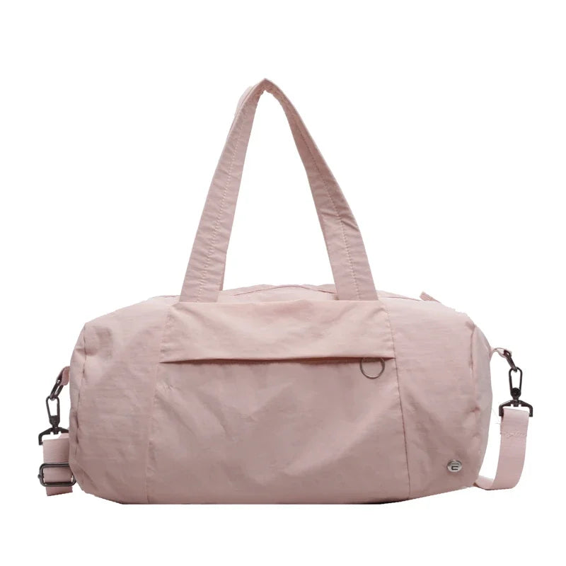 Zipper Nylon 2024 High Quality Travel Handbag Solid Color Versatile Large Capacity Crossbody Bag Soft Commuter Shoulder Bag