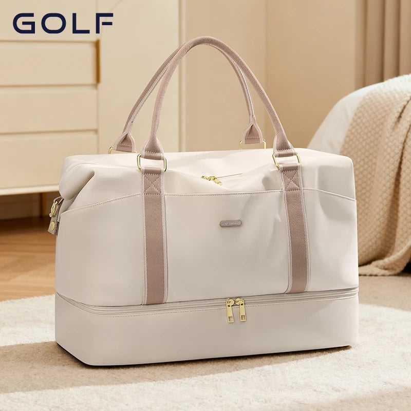 GOLF QUALITY  Women's Large Capacity Waterproof Travel Bag Business Trip Luggage Bag Multi-Compartment